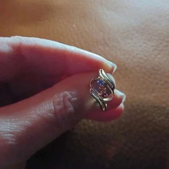 Gold-plated Mother's ring. yellow - Picture 7 of 7